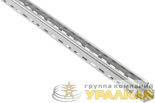 Лоток листовой перфорированный 50х50 L3000 сталь 1.2мм оцинк. IEK CLP10-050-050-120-3 детальная картинка