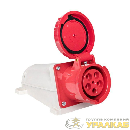 Розетка стационарная наружная 145 3P+PE+N 125А 380В IP67 EKF 