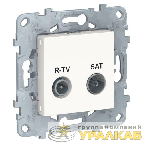 Механизм розетки R-TV/SAT UNICA NEW одиноч. бел. SchE NU545418 детальная картинка