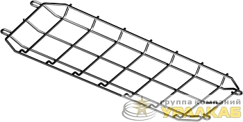 Решетка защитная 91 790 ДО-01-01 365х125х15мм черн. Innolux 91790
