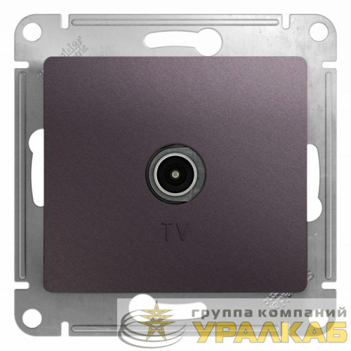 Механизм розетки TV Glossa оконечной 1DB сиренев. туман SchE GSL001491 детальная картинка
