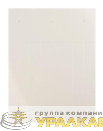 Табличка полужесткая установка в держатель ПВХ-0.5 металлик (уп.120шт) DKC TAS4915M детальная картинка