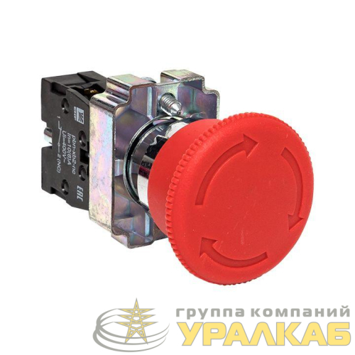 Кнопка "Грибок" BS542 NC поворотн. красн. PROxima EKF 