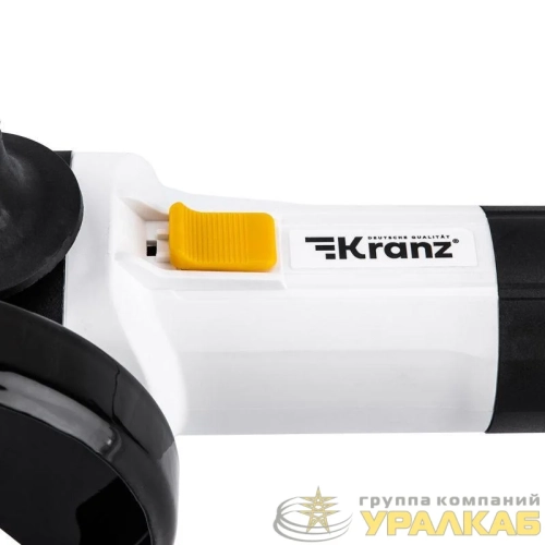 Машина шлифовальная угловая (УШМ болгарка) 125мм 900Вт в кейсе Kranz 