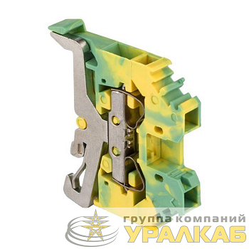 Колодка клеммная JXB-S-4 32А (281-107) земля EKF plc-jxb-s-4pe