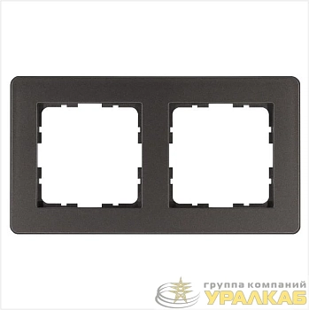 Рамка 2-м G-Flex мокко Jasmart G1102Z