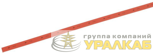 Трубка термоусадочная ТТУ нг-LS 3/1.5 красн. 1м IEK UDRS-D3-1-K04 детальная картинка