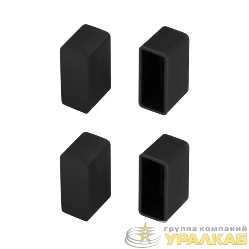 Заглушка WPH-FLEX-0616-SIDE BLACK глухая пластик (комплект) Arlight 