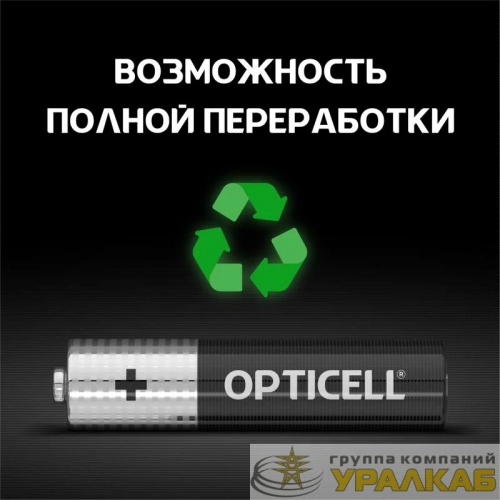 Элемент питания алкалиновый AAA/LR03 (блист. 4шт) Basic Opticell /6051002