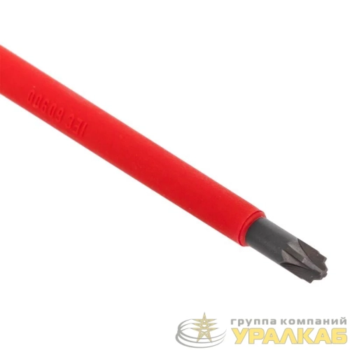Отвертка Professional PZ-FL2х100мм VDE 1000В EKF 
