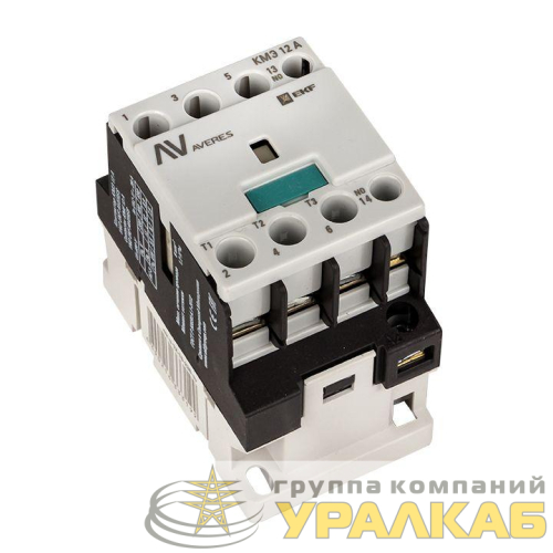 Контактор КМЭ 12А кат. 400В AC 1НО AVERES EKF ctr-s-12-10-400-av детальная картинка