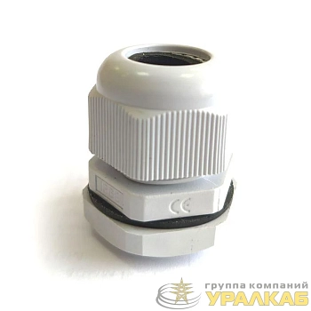 Сальник MG16 d4-8мм IP68 пластик. сер. ГОФРОМАТИК 