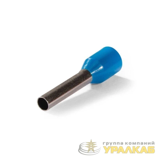 Наконечник штыревой втулочный изолированный НШВИ 2.5-12 ЕВРО син. КВТ 