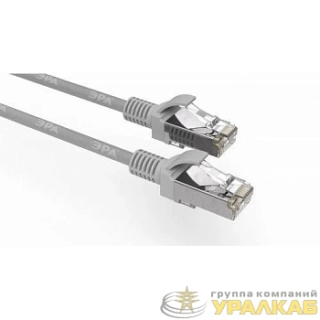 Патч-корд кат.5E F/UTP экранир. Simple 0.5м сер. Эра 
