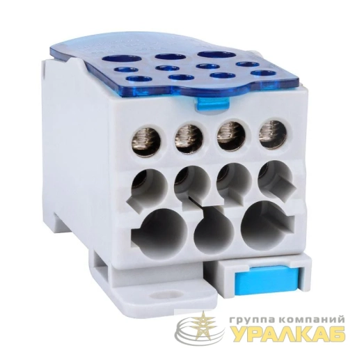 Блок распределительный на DIN-рейку OptiKit РБД-250А на DIN-рейку КЭАЗ 