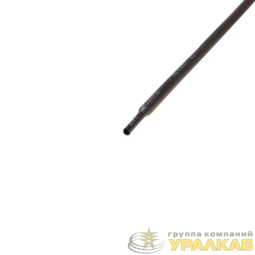 Трубка термоусадочная ТУТ нг 2.5/1.25 черн. 1м Rexant 