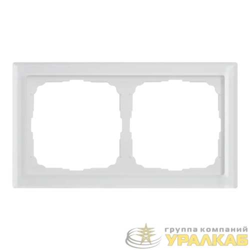 Рамка 2-м ArtGallery Pure органич. стекло бел. SE 