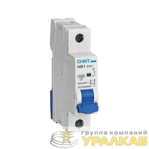 Выключатель автоматический модульный 1п C 2А 10кА NB1-63H (R) CHINT 