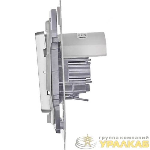 Переключатель 1-кл. Inspiria 10А IP44 250В 10AX механизм алюм. IEK 673672 детальная картинка