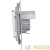 Переключатель 1-кл. Inspiria 10А IP44 250В 10AX механизм алюм. IEK 673672 детальная картинка