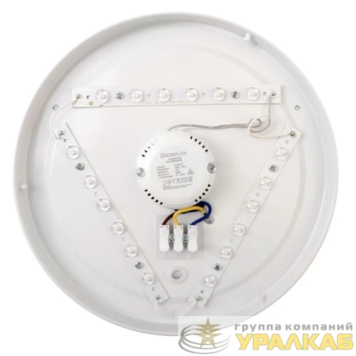 Светильник светодиодный LBS-8418 18Вт 4500К spring настенно-потолочный Ultraflash 15153 детальная картинка