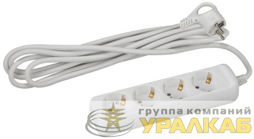 Удлинитель 4х3м с заземл. 16А IP20 U-4e-3m-3х1 ПВС 3х1 Эра Б0028374 детальная картинка
