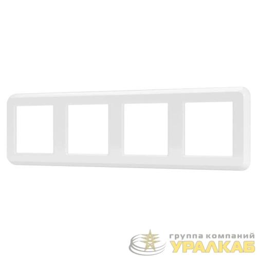 Рамка пластиковая FRM-VERSA-PL-4-WH Arlight 
