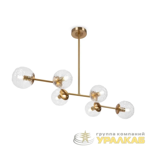 Светильник подвесной Fluff 6х40Вт E14 IP20 Freya FR5207PL-06BZ детальная картинка