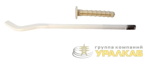 Кронштейн штыревой 7х300 плоский с дюбелем (50шт кор.) VALFEX 402007300 детальная картинка