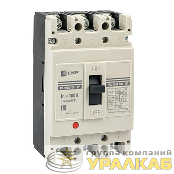 Выключатель автоматический 3п 100/100А 35кА ВА-99М PROxima EKF mccb99-100-100m