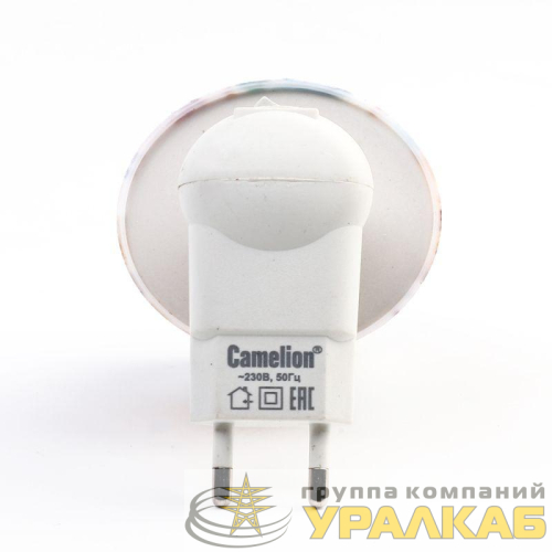 Светильник светодиодный NL-174 "Лампа" 220В ночник с выкл. бел. Camelion 12530