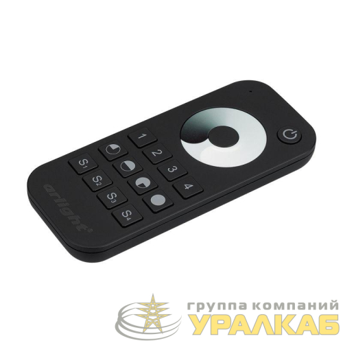 Пульт SMART-R24-DIM Black (4 зоны 2.4G) IP20 пластик Arlight 023475