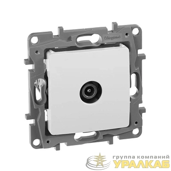 Розетка телевизионная оконечная TV СП Etika 5дБ 5-862МГц механизм бел. IEK 