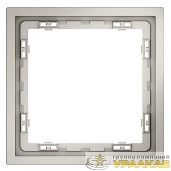 Рамка 1-м S70 пластик. кашемир Voltum VLS100103