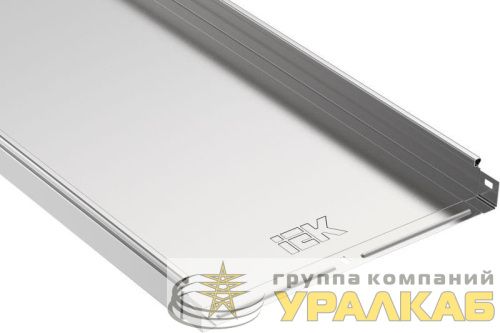 Лоток листовой неперфорированный 400х50 L3000 сталь 1.2мм IEK CLN10-050-400-120-3 детальная картинка