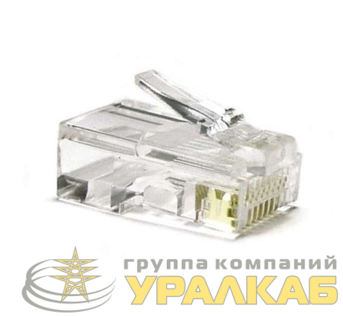 Разъем RJ45 (8P8C) кат.5E U/UTP (уп.100шт) SUPRLAN 10-0209 детальная картинка