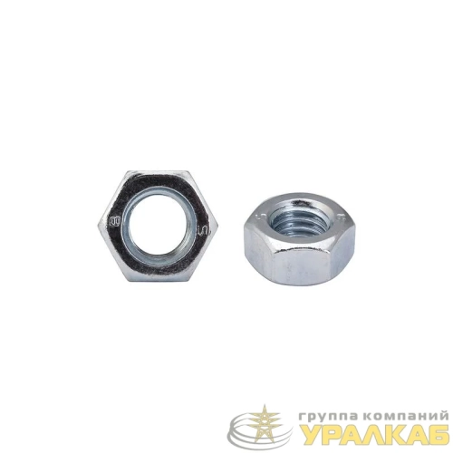 Гайка шестигранная М4 DIN 934 цинк. (пакет) (уп.50шт) Zitar 