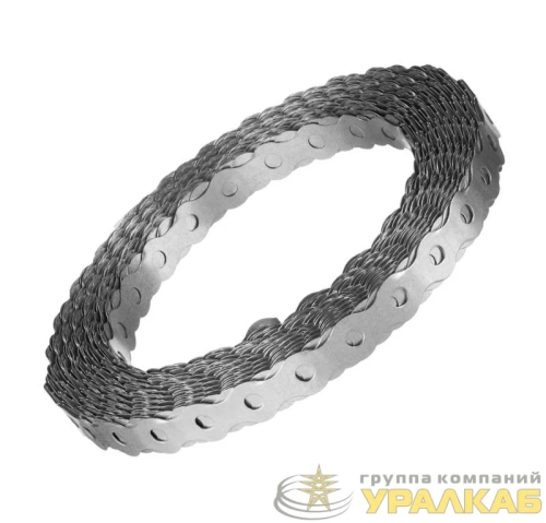 Лента перфорированная волна 12х0.55 цинк 25м Tech-Krep/Zitar 123883 детальная картинка