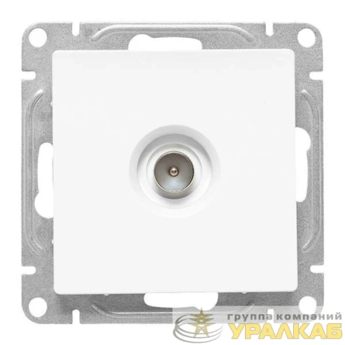Розетка телевизионная TV 1-м СП Эпика механизм бел. EKF UP1-SOW-TV-1 детальная картинка