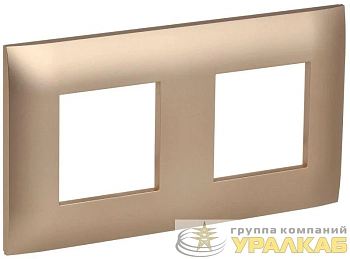 Рамка 2-м SKANDY SK-F02Sa песочн. IEK SK-M22-K98