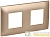 Рамка 2-м SKANDY SK-F02Sa песочн. IEK SK-M22-K98