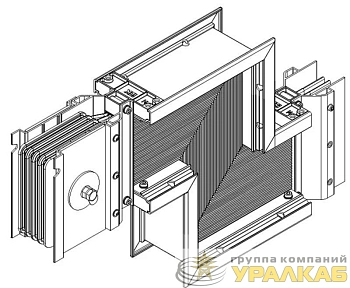 Секция Z-образ. вниз н/2 5000А Al 3L+N+PER IP55 тран. IEK LB-5000A4-35-F-ZDF