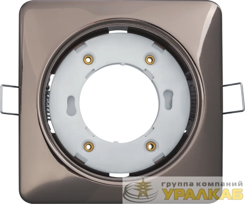 Светильник 93 023 NGX-S2-005-GX53 квадрат черн. хром. Navigator 93023 детальная картинка