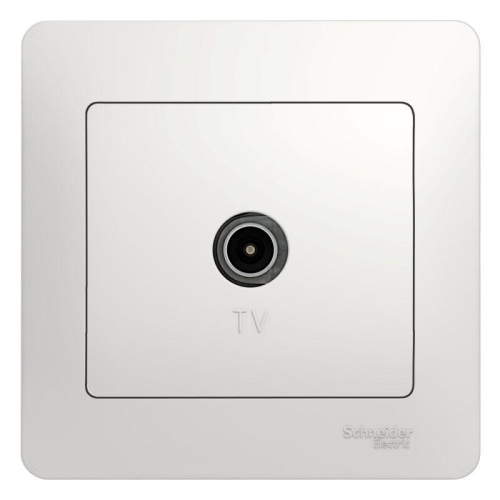 Коннектор TV антенны Glossa в сборе бел. SchE GSL000196 детальная картинка