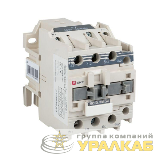 Контактор КМЭ 32А кат. 220В AC 1НО EKF ctr-s-32-220 детальная картинка