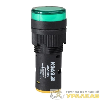 Лампа AD16DS(LED) матрица D16мм зел. 230В AC КЭАЗ 