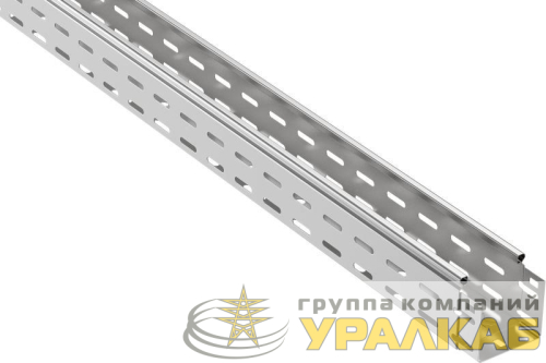 Лоток листовой перфорированный 100х80 L3000 сталь 0.7мм IEK CLP10-080-100-3 детальная картинка
