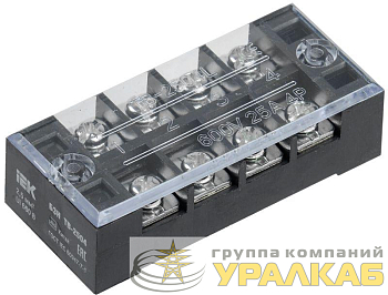 Блок зажимов БЗН ТВ-2504 2.5кв.мм 25A 4 пары IEK YZN41-04-002-K02