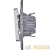 Переключатель 1-кл. Inspiria 10А IP20 250В 10AX механизм алюм. IEK 673652 детальная картинка