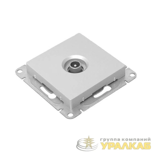 Розетка телевизионная оконечная TV СП Эпика механизм алюм. EKF 